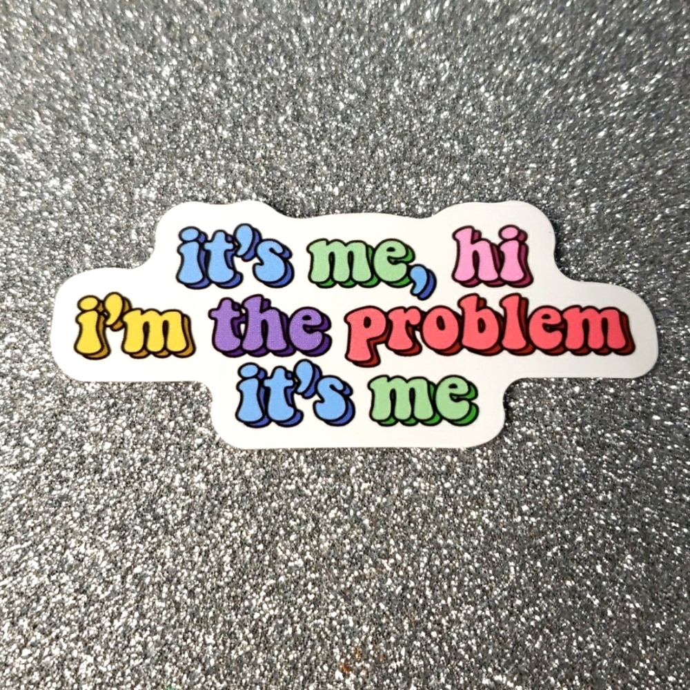 10/$10 Taylor Swift Waterproof Sticker Song Lyrics hi